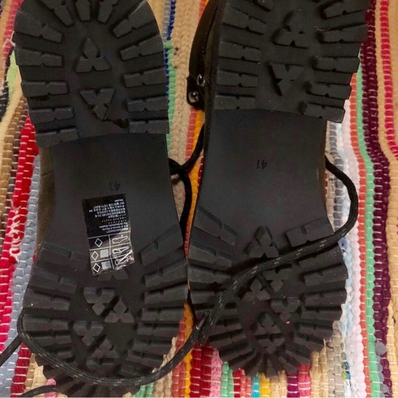 H&M Stylish Boots Green Size 9.5 - Picture 7 of 7